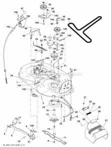 Part Location Diagram of 171639 Husqvarna Replacement Mower, Complete