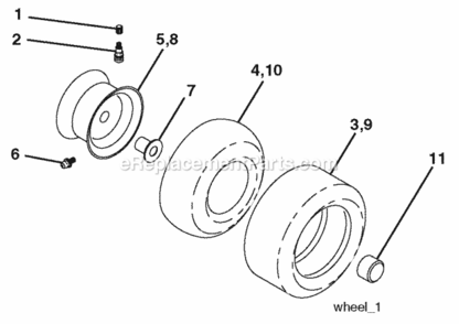 Page K Diagram and Parts List for PO16542LT 96012008700 2008-10 Husqvarna Lawn Tractor