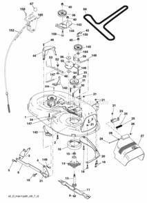 Page F Diagram and Parts List for PO16542LT 96012008700 2008-10 Husqvarna Lawn Tractor