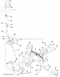 Page I Diagram and Parts List for PO16542LT 96012008700 2008-10 Husqvarna Lawn Tractor