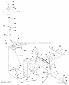 Page I Diagram and Parts List for PO17542LT 2008-01 Husqvarna Lawn Tractor