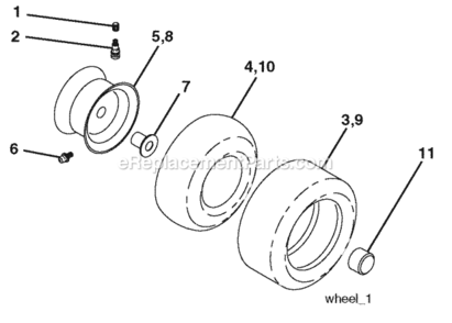 Page J Diagram and Parts List for PO17542LT 96012010700 2010-01 Husqvarna Lawn Tractor