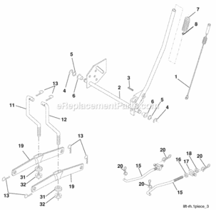 Page G Diagram and Parts List for PO17542LT 96012010700 2010-01 Husqvarna Lawn Tractor