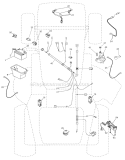 Page A Diagram and Parts List for PO17542LT 440607 Husqvarna Lawn Tractor