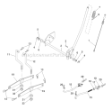 Part Location Diagram of 145536 Husqvarna Link Lift Right Hand Fixed Length