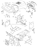 Part Location Diagram of 532194589 Husqvarna Fender