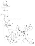 Page E Diagram and Parts List for PO17542LT 440607 Husqvarna Lawn Tractor