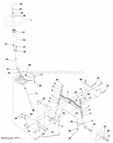 Page I Diagram and Parts List for PO175H42LT 2008-05 Husqvarna Lawn Tractor