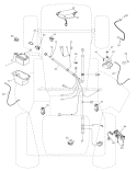 Page A Diagram and Parts List for PO19542LT 438498 Husqvarna Lawn Tractor
