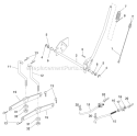 Page J Diagram and Parts List for PO19542LT 438498 Husqvarna Lawn Tractor