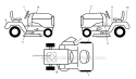Page F Diagram and Parts List for PO19542LT 438498 Husqvarna Lawn Tractor