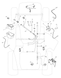 Page A Diagram and Parts List for PO19542LT 532440624 Husqvarna Lawn Tractor