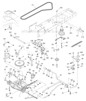 Page C Diagram and Parts List for PO19542LT 532440624 Husqvarna Lawn Tractor