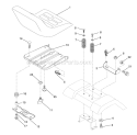 Page H Diagram and Parts List for PO19542LT 532440624 Husqvarna Lawn Tractor