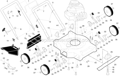 Part Location Diagram of 162778 Husqvarna Engine Zone Control Cable