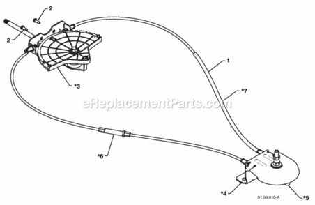 Page L Diagram and Parts List for PP1150E27 2009-07 Husqvarna Snow Blower