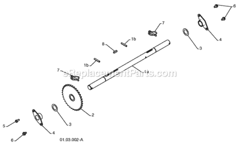 Page P Diagram and Parts List for PP1150E27 2009-07 Husqvarna Snow Blower