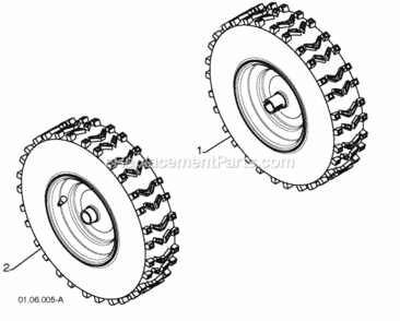 Page X Diagram and Parts List for PP1150E27 2009-07 Husqvarna Snow Blower