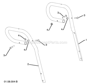 Page T Diagram and Parts List for PP1150E27 2010-06 Husqvarna Snow Blower