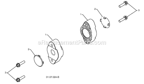 Page E Diagram and Parts List for PP1150E27 2010-06 Husqvarna Snow Blower