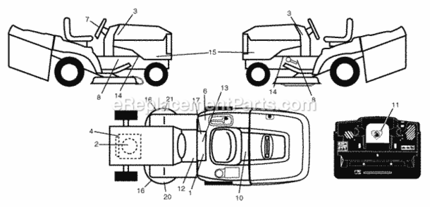 Part Location Diagram of 532172743 Husqvarna Decal