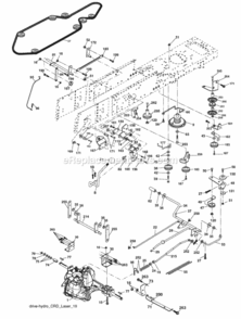 Part Location Diagram of 532182013 Husqvarna Spacer Idler Chassis