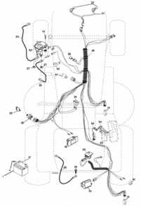 Part Location Diagram of 532403620 Husqvarna Harness Ignition