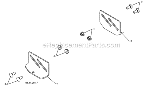 Auger_HousingImpeller_Assembly Diagram and Parts List for PP208E24 2009-07 Husqvarna Snow Blower