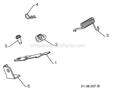 Page U Diagram and Parts List for PP208E24 2009-07 Husqvarna Snow Blower