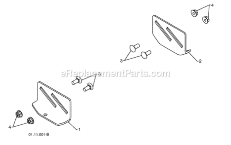 Auger_Housing__Impeller_Assembly Diagram and Parts List for PP208E24 2010-04 Husqvarna Snow Blower