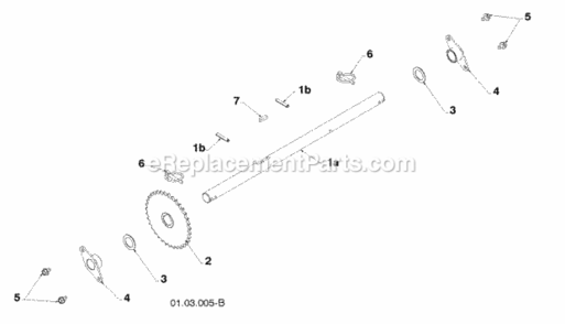 Drive Diagram and Parts List for PP208E24 2010-04 Husqvarna Snow Blower
