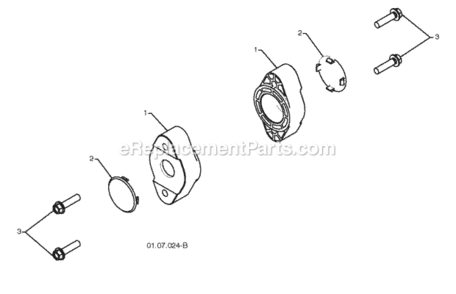 Page E Diagram and Parts List for PP208E24 2010-04 Husqvarna Snow Blower