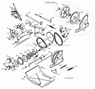 Page P Diagram and Parts List for PP208EPS24 2009-08 Husqvarna Snow Blower
