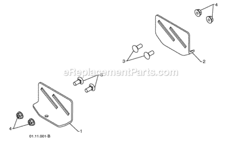 Auger_Housing__Impeller_Assembly Diagram and Parts List for PP208EPS24 2010-07 Husqvarna Snow Blower