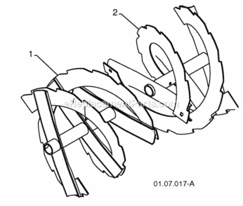 Page C Diagram and Parts List for PP208EPS24 2010-07 Husqvarna Snow Blower