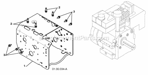 Part Location Diagram of 437053 Husqvarna Complete Lct Engine