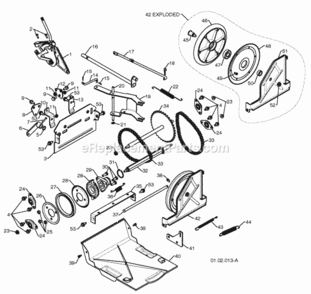 Page O Diagram and Parts List for PP265E27 2009-08 Husqvarna Snow Blower