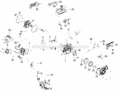 Part Location Diagram of 429951 Husqvarna Cover Complete ., Head