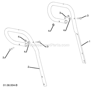 Page R Diagram and Parts List for PP291E27 2010-05 Husqvarna Snow Blower