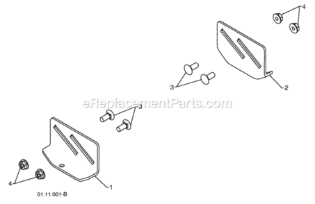 Page D Diagram and Parts List for PP291E27 2010-05 Husqvarna Snow Blower
