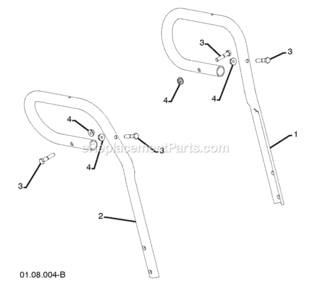 Page P Diagram and Parts List for PP291E27 2010-07 Husqvarna Snow Blower