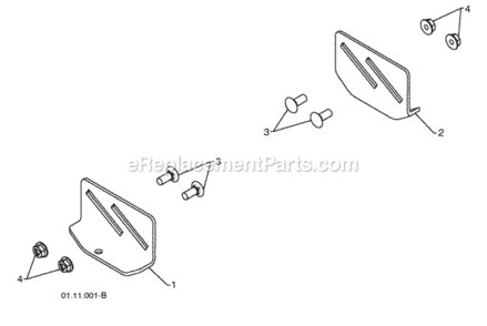 Page B Diagram and Parts List for PP291E27 2010-07 Husqvarna Snow Blower