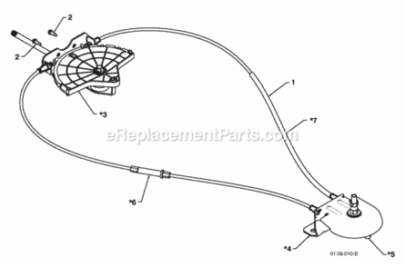 Page L Diagram and Parts List for PP291E30 2010-03 Husqvarna Snow Blower