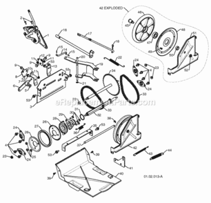 Part Location Diagram of 402685X421 Husqvarna End Plate