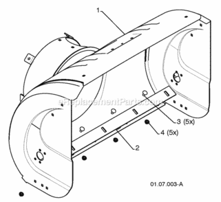 Part Location Diagram of 404933X428 Husqvarna Scrapper Bar