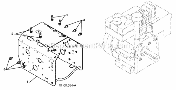 Chassis__Engine__Pulleys Diagram and Parts List for PP291E30 2010-03 Husqvarna Snow Blower