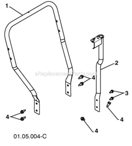 Page V Diagram and Parts List for PP291EPS27 2010-04 Husqvarna Snow Blower