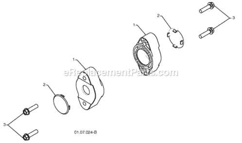 Page F Diagram and Parts List for PP414EPS30 2010-04 Husqvarna Snow Blower