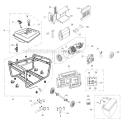 Page B Diagram and Parts List for PP4300  Husqvarna Generator
