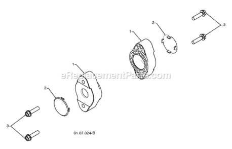 Auger_Housing__Impeller_Assembly Diagram and Parts List for PR1030ES 2009-06 Husqvarna Snow Blower